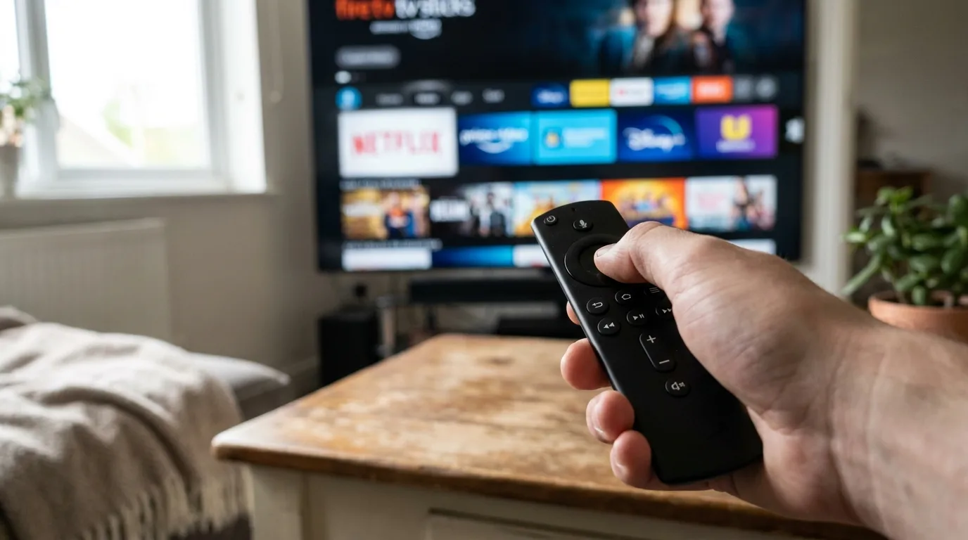IPTV Smarters Pro Fire TV Stick navigation à la télécommande